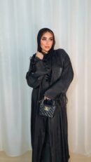 Black Organza Abaya