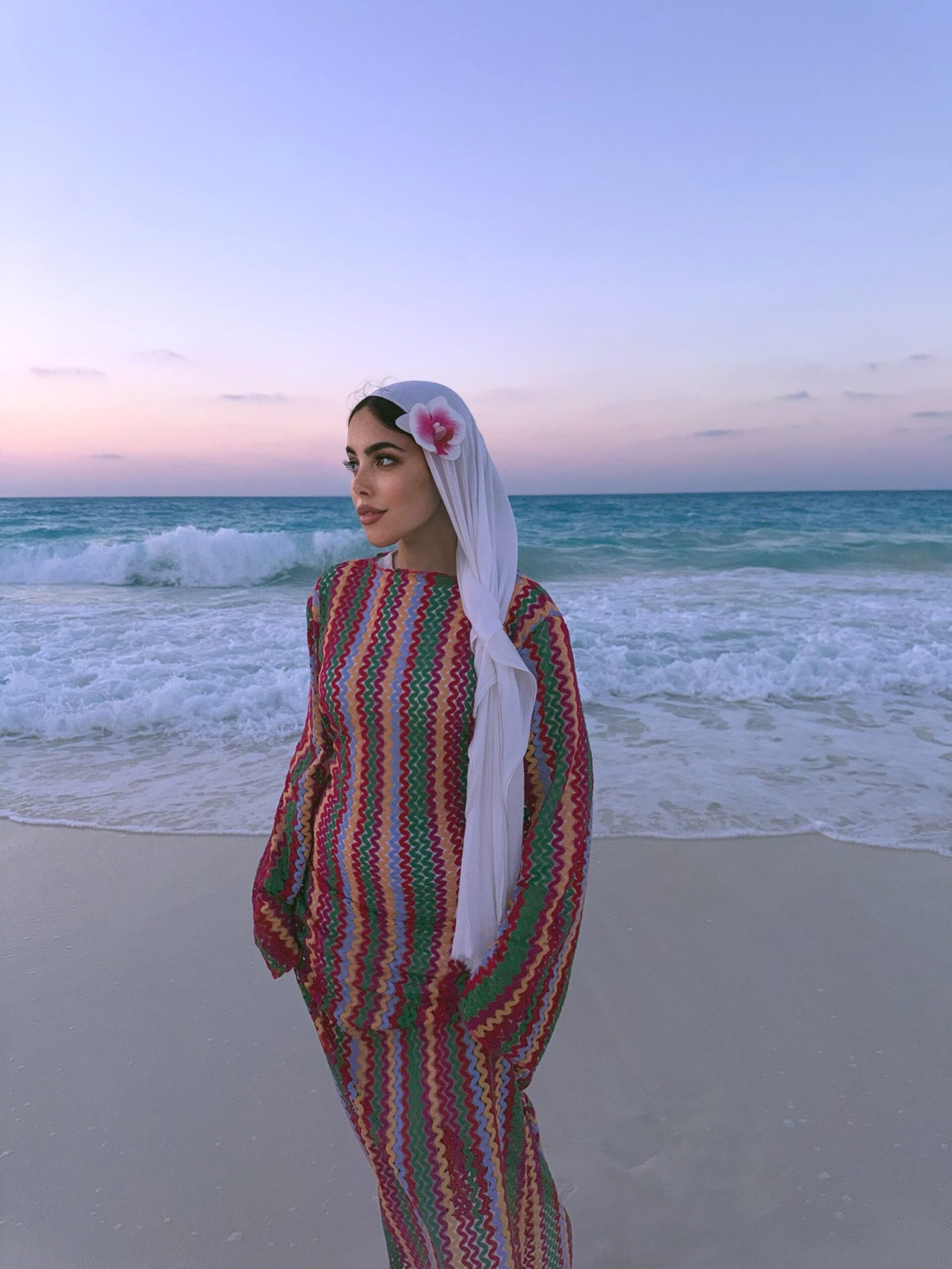 Colorful beach dress